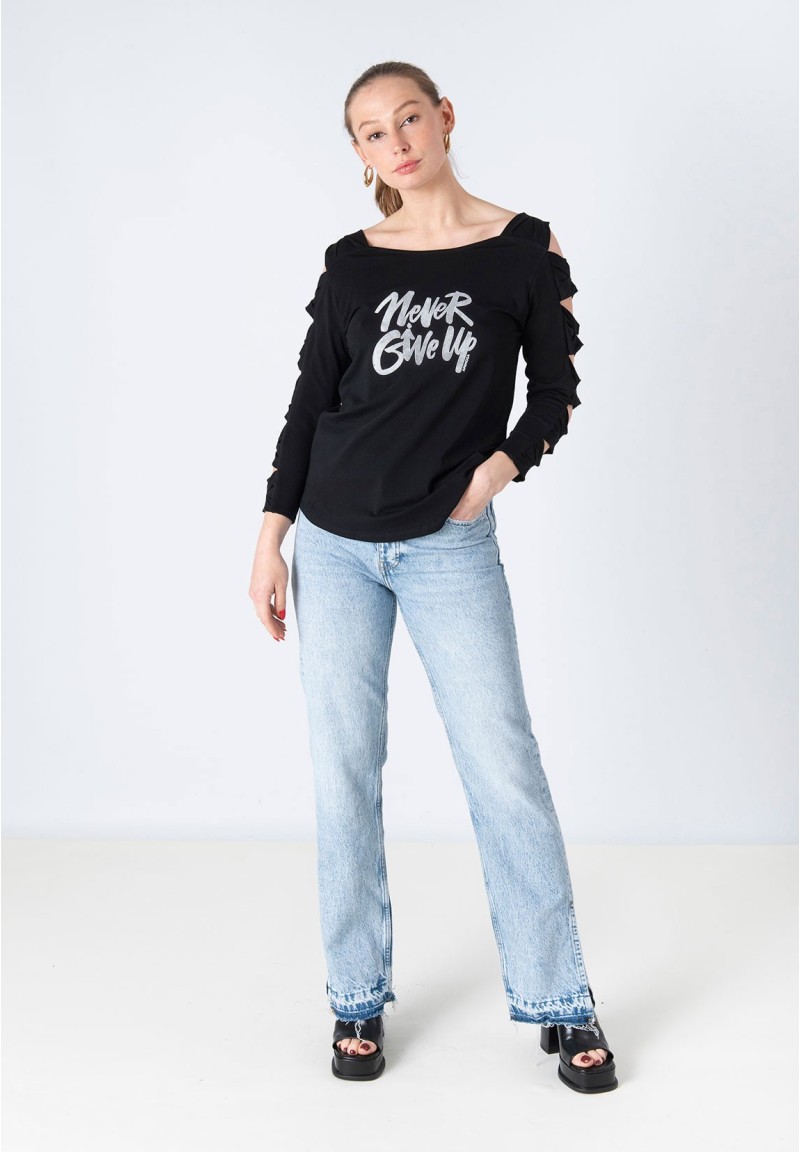 Camiseta Lazos Negra