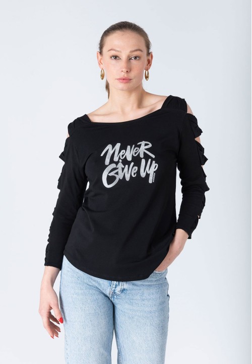 Camiseta Lazos Negra