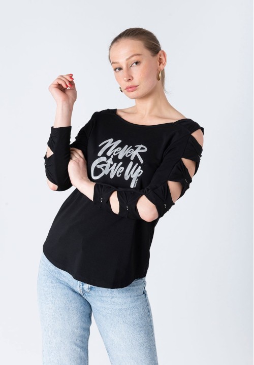 Camiseta Lazos Negra