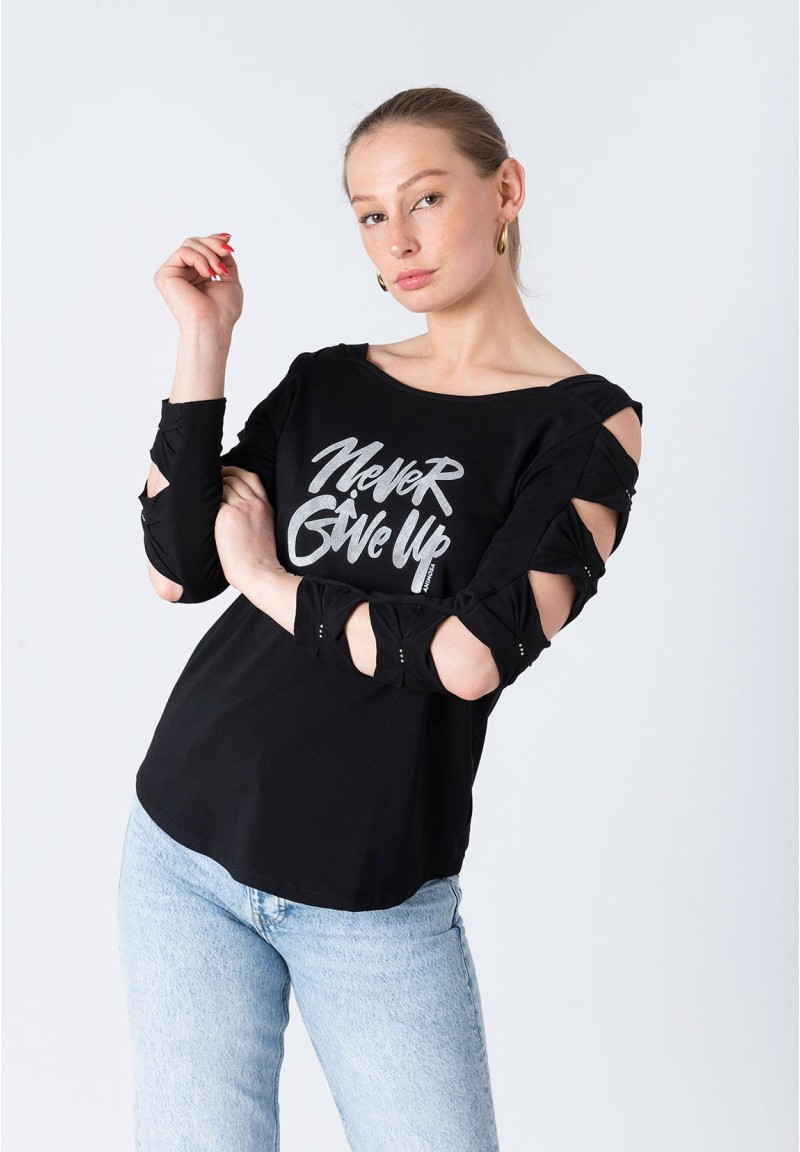 Camiseta Lazos Negra