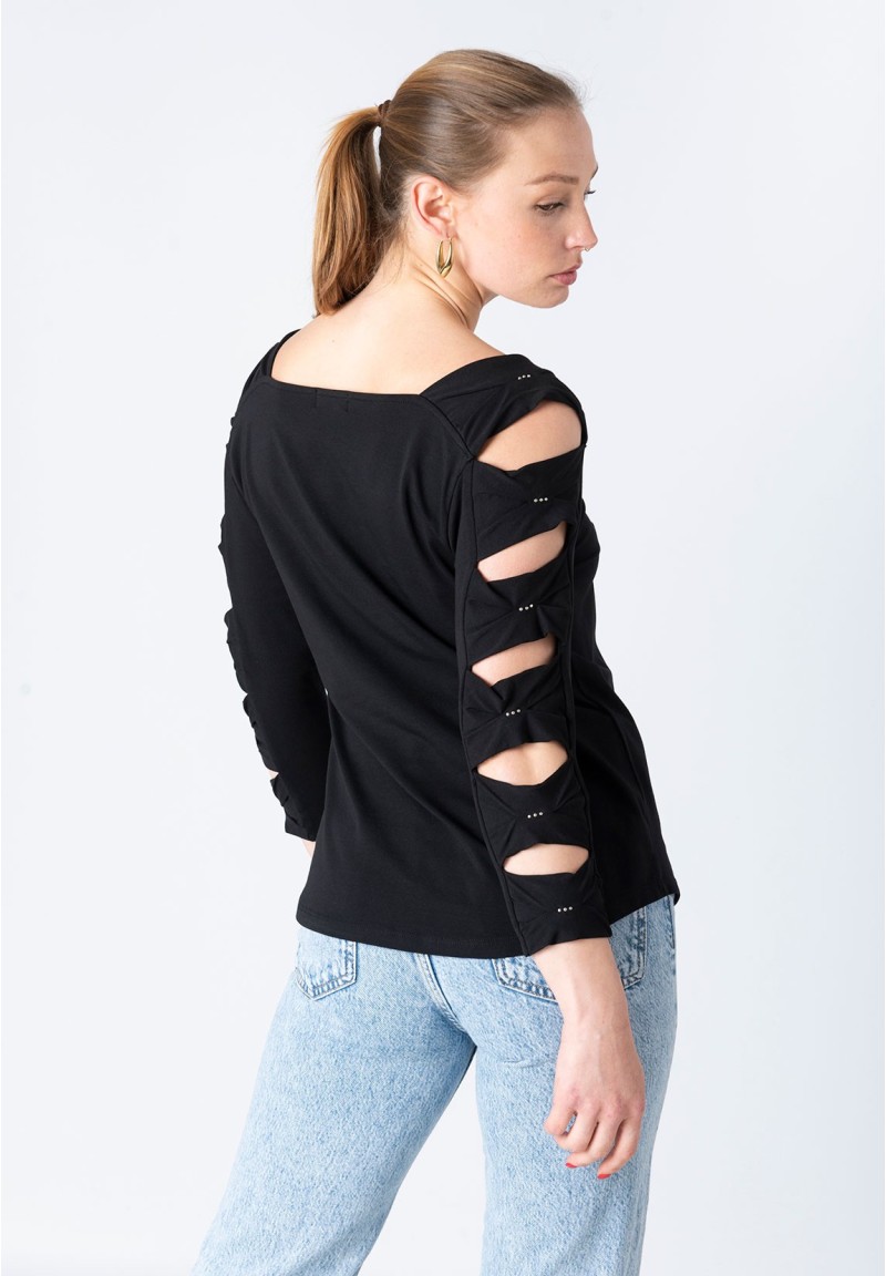 Camiseta Lazos Negra