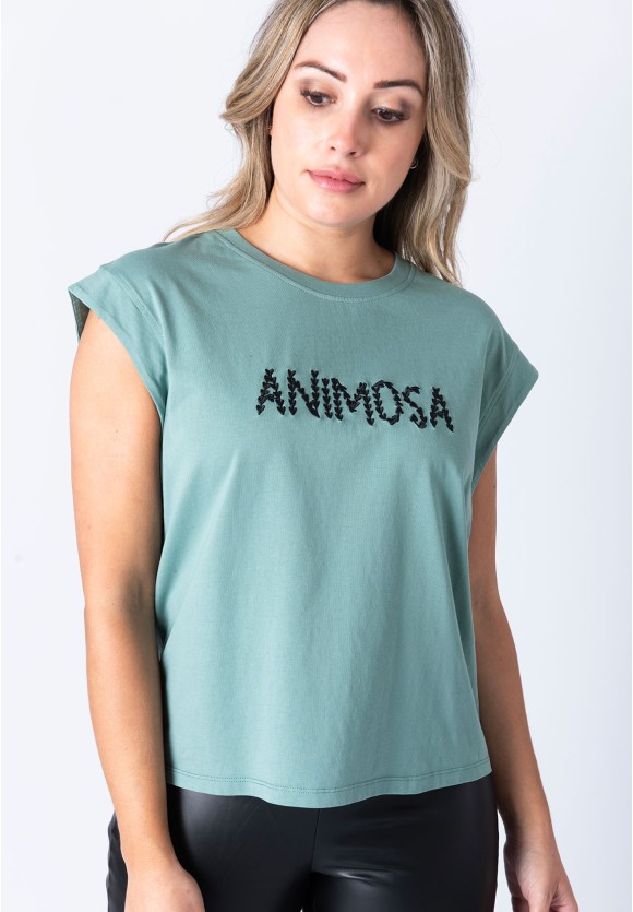 Camiseta Animosa Love Verde