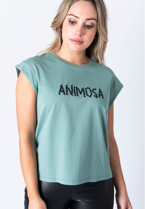 Camiseta Animosa Love Verde