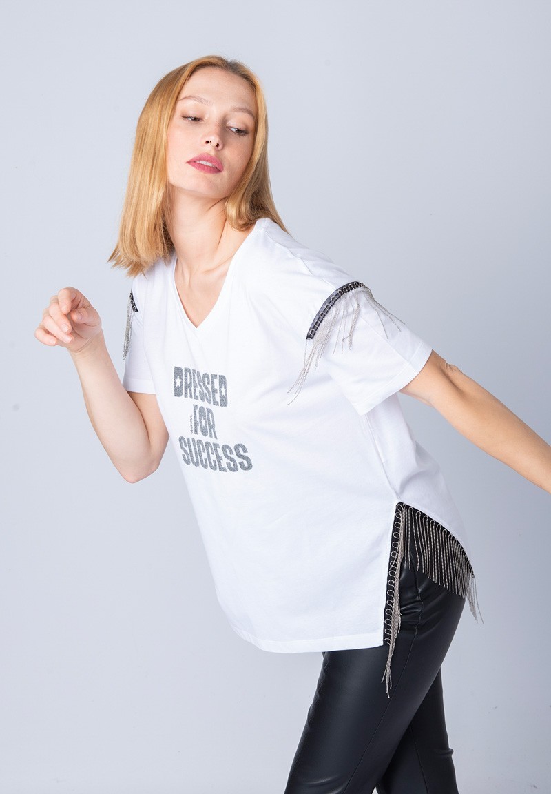 Camiseta Dressed for success blanca