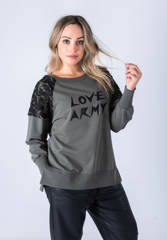 Sudadera Love Army