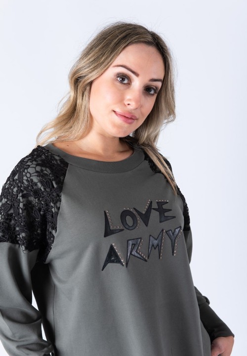 Sudadera Love Army