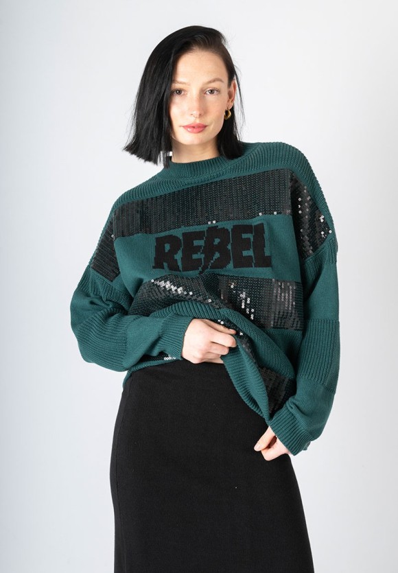 Jersey punto Rebel Verde