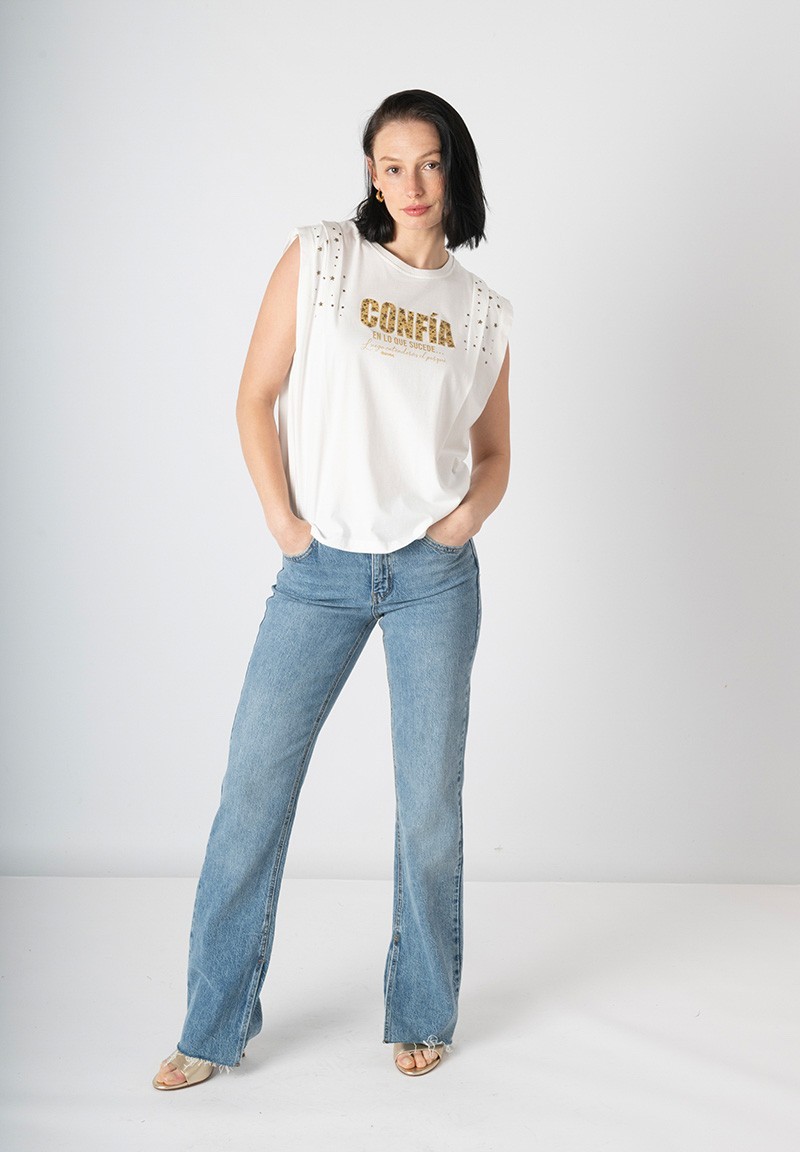 Camiseta Confía Blanca