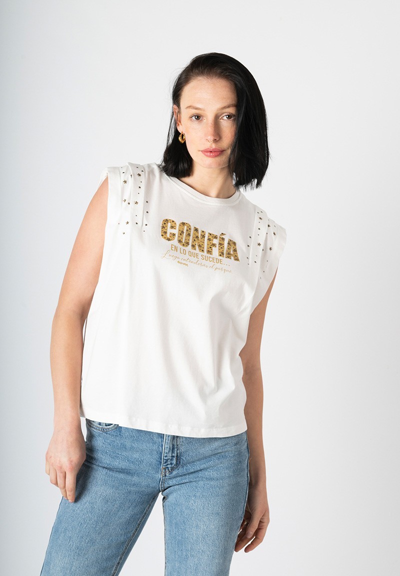 Camiseta Confía Blanca