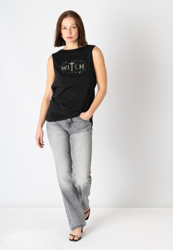 Camiseta Witch negra