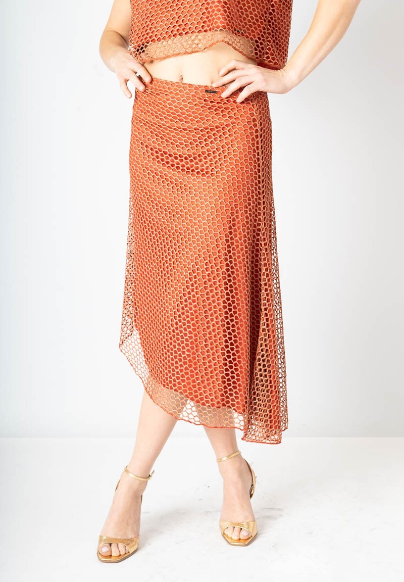 Falda Rejilla cobre
