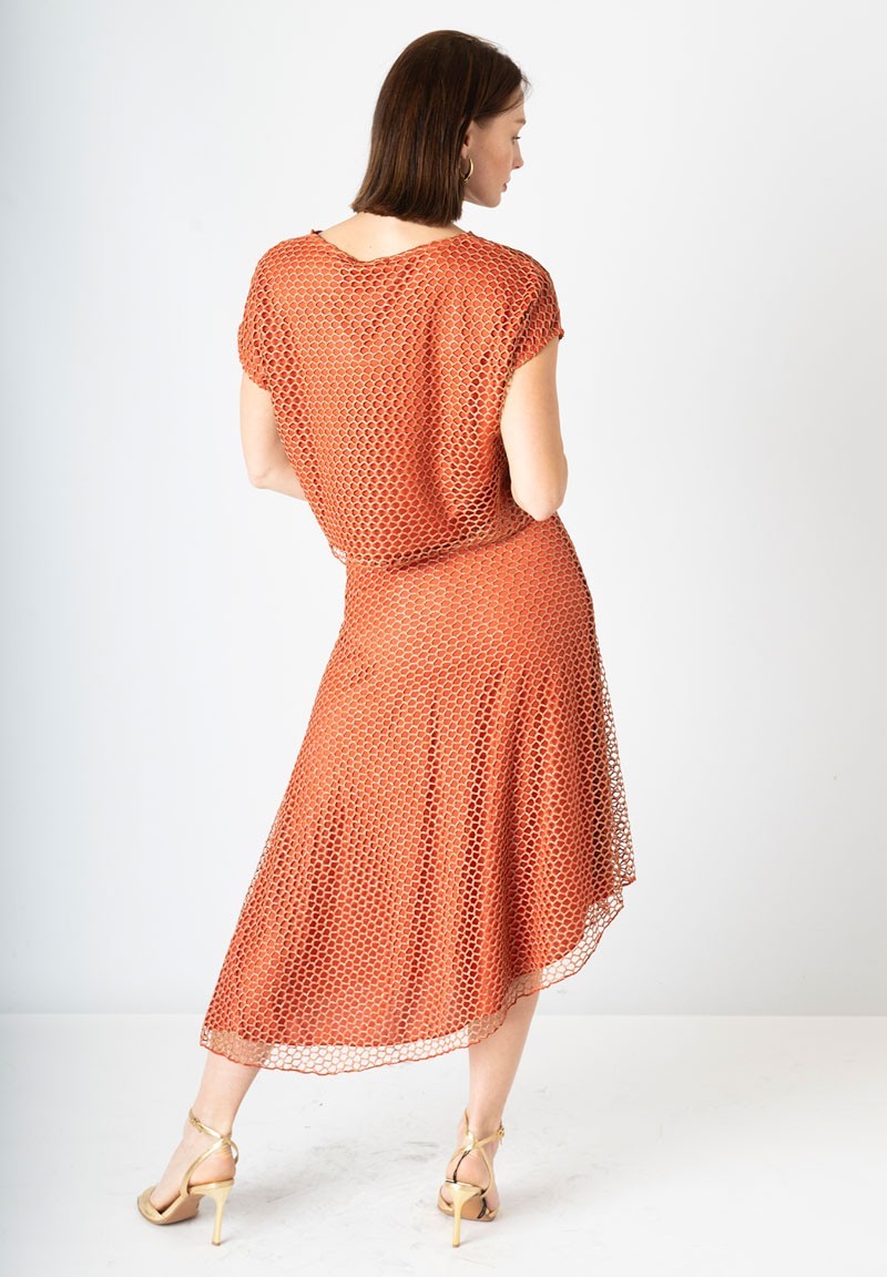 Falda Rejilla cobre