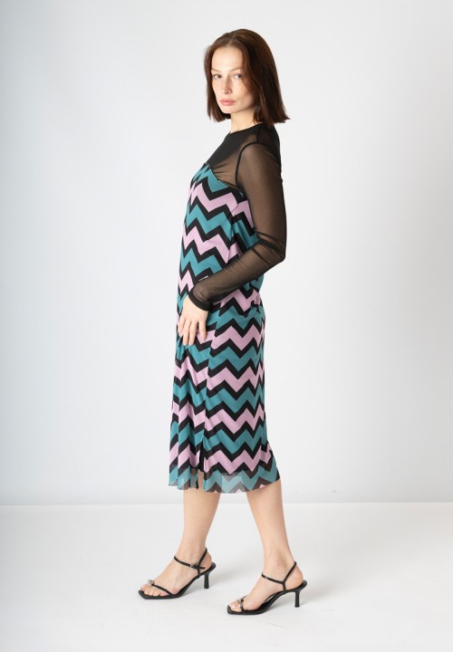 Vestido Zig Zag