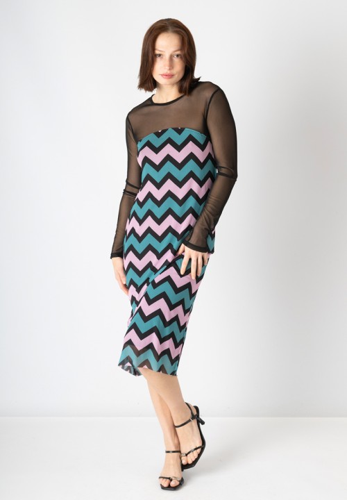 Vestido Zig Zag