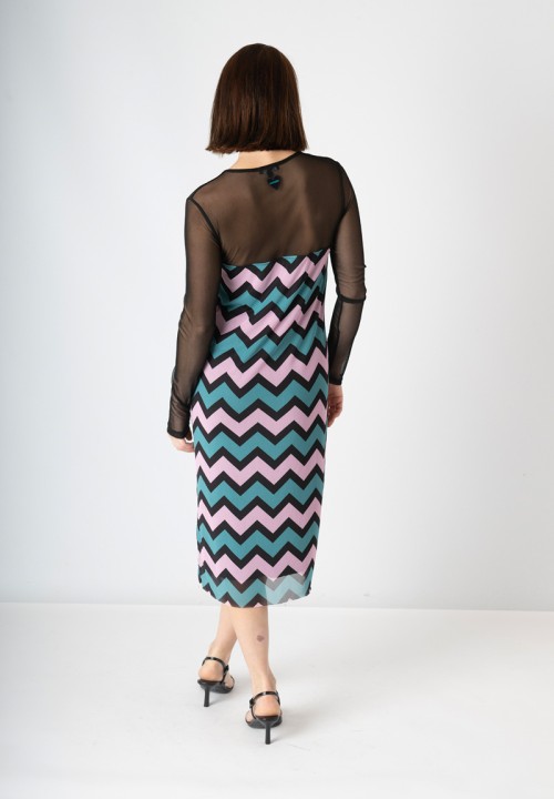 Vestido Zig Zag