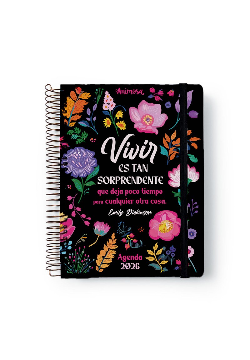 Agenda 2026 A5 Diaria Emily Dickinson