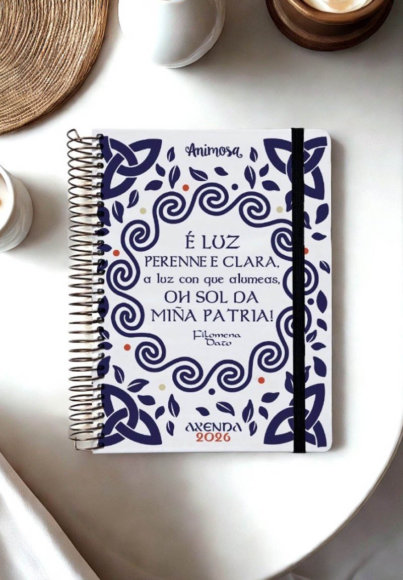 Axenda 2026 A5 Diaria Filomena Dato Luz