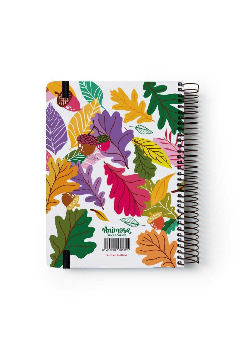 Axenda 2026 A5 Diaria Ei Carballeira