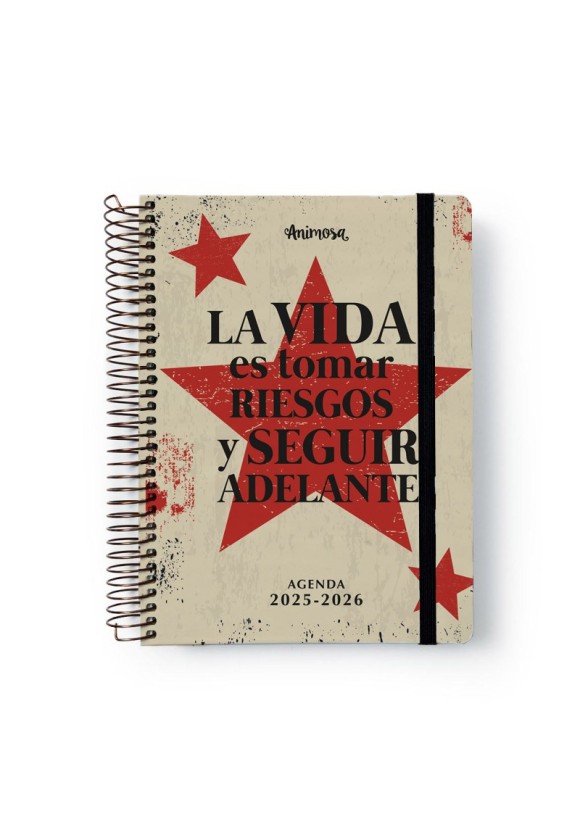 Agenda Escolar 25-26 A5 Diaria Emma Goldman Vida