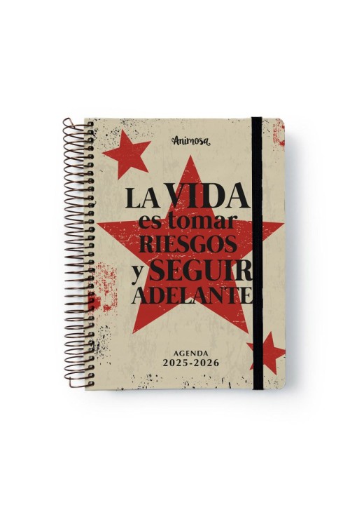 Agenda Escolar 25-26 A5 Diaria Emma Goldman Vida