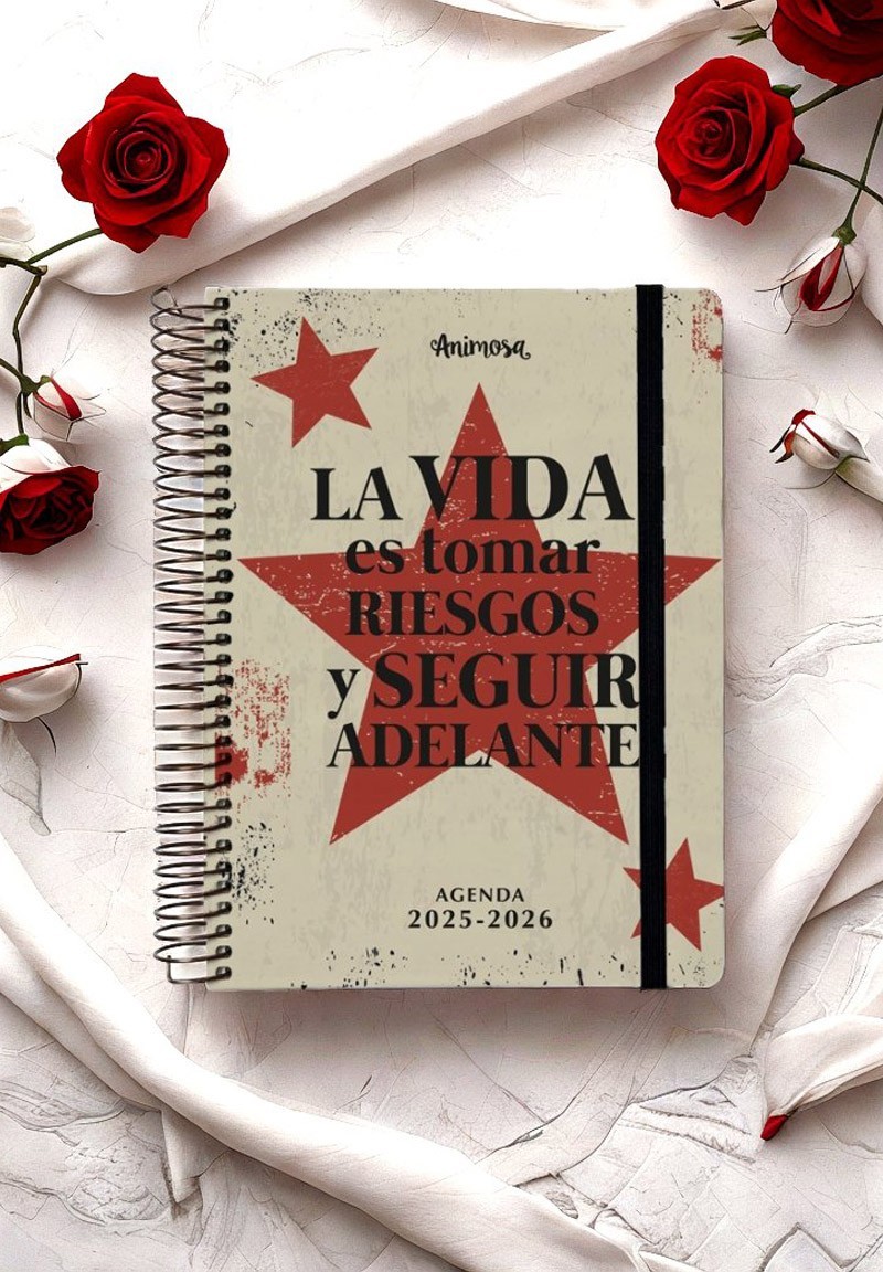 Agenda Escolar 25-26 A5 Diaria Emma Goldman Vida