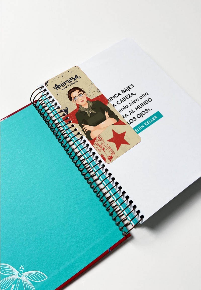 Agenda Escolar 25-26 A5 Diaria Emma Goldman Vida