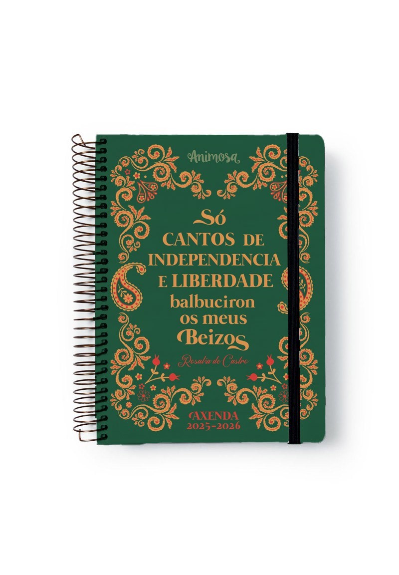 Axenda Escolar 25-26 A5 Diaria Rosalía Cantos