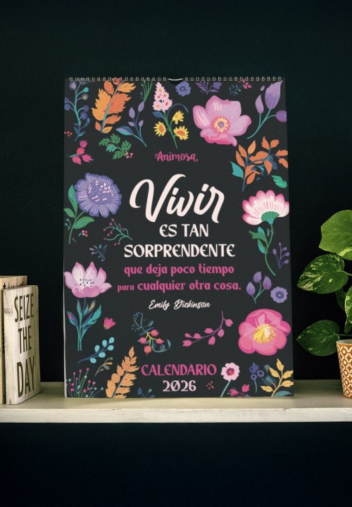 Calendario de pared 2026 Emily Dickinson