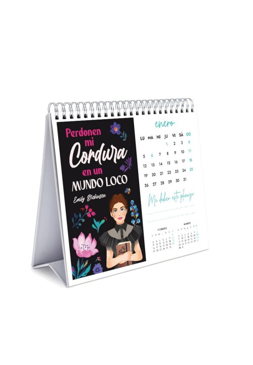 Calendario de sobremesa 2026 Emily Dickinson