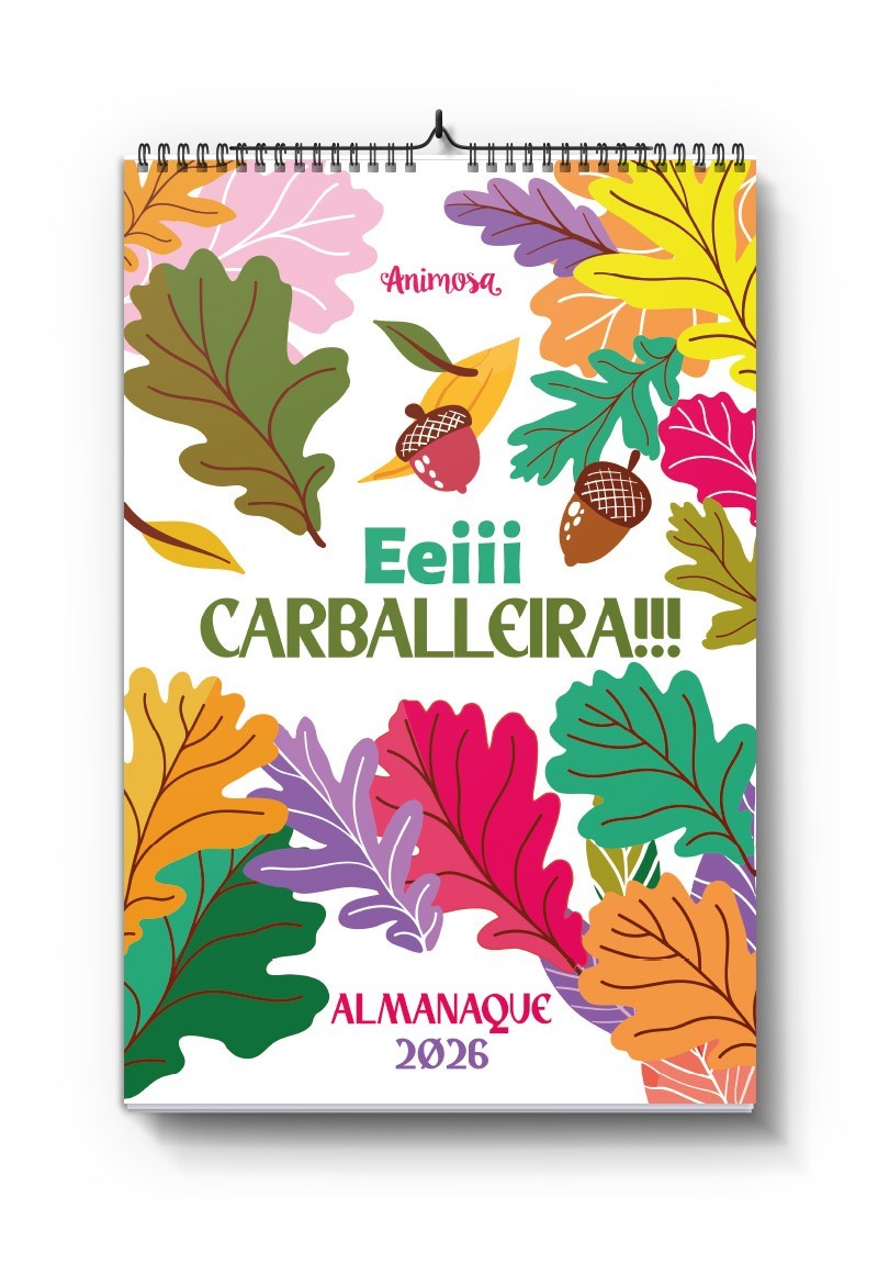 Almanaque de parede 2026 Ei Carballeira