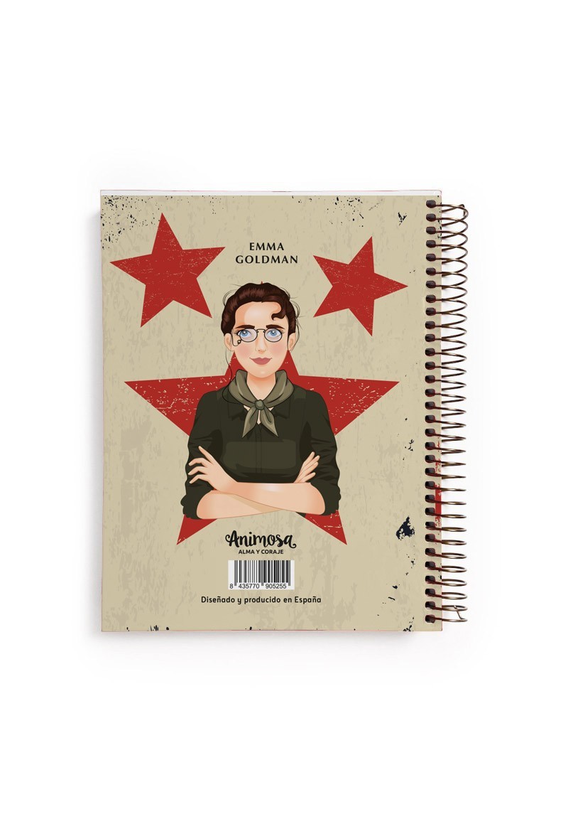Libreta A5 Emma Goldman Vida