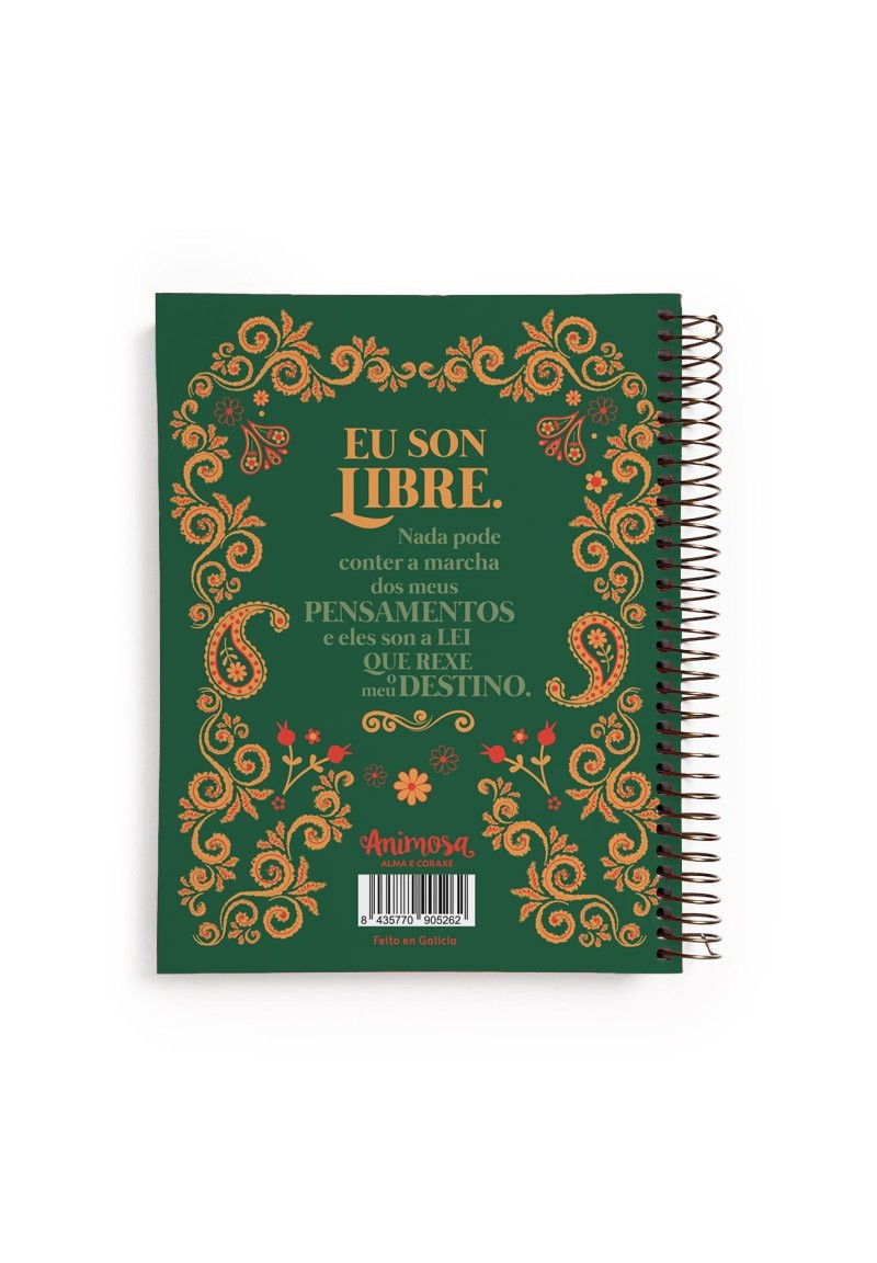 Caderno A5 Rosalía Cantos