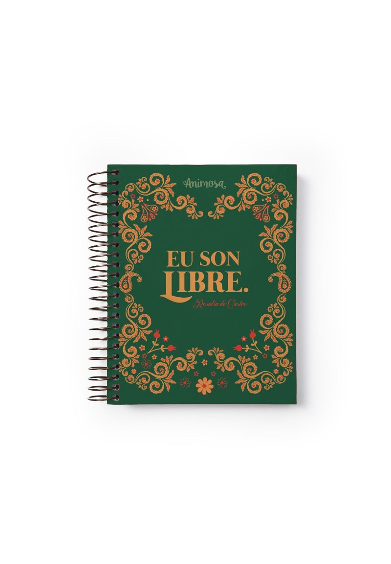 Caderno A6 Rosalía Eu son libre