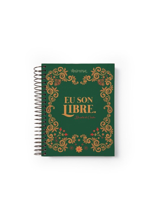 Caderno A6 Rosalía Eu son libre