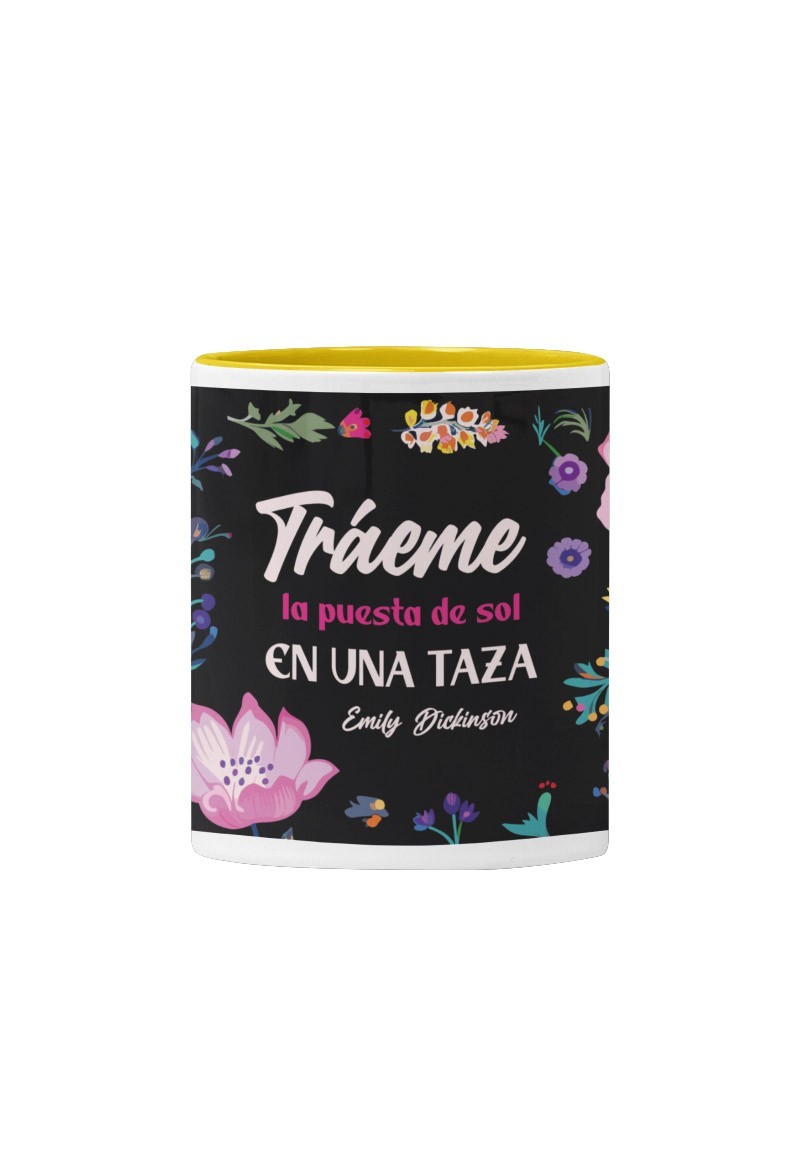 Taza Emily Dickinson puesta de sol