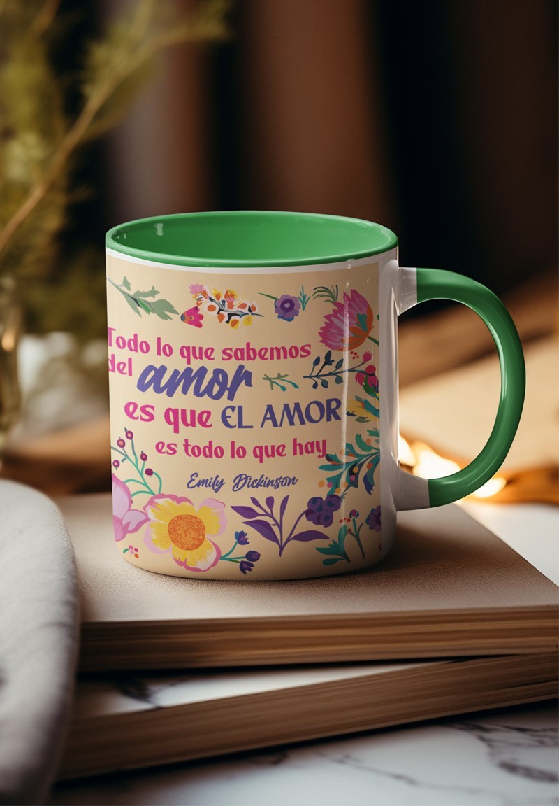 Taza Emily Dickinson Amor