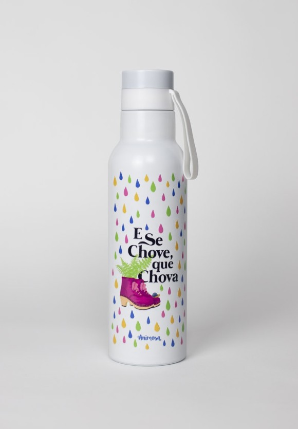 Botella isotérmica Se chove que chova