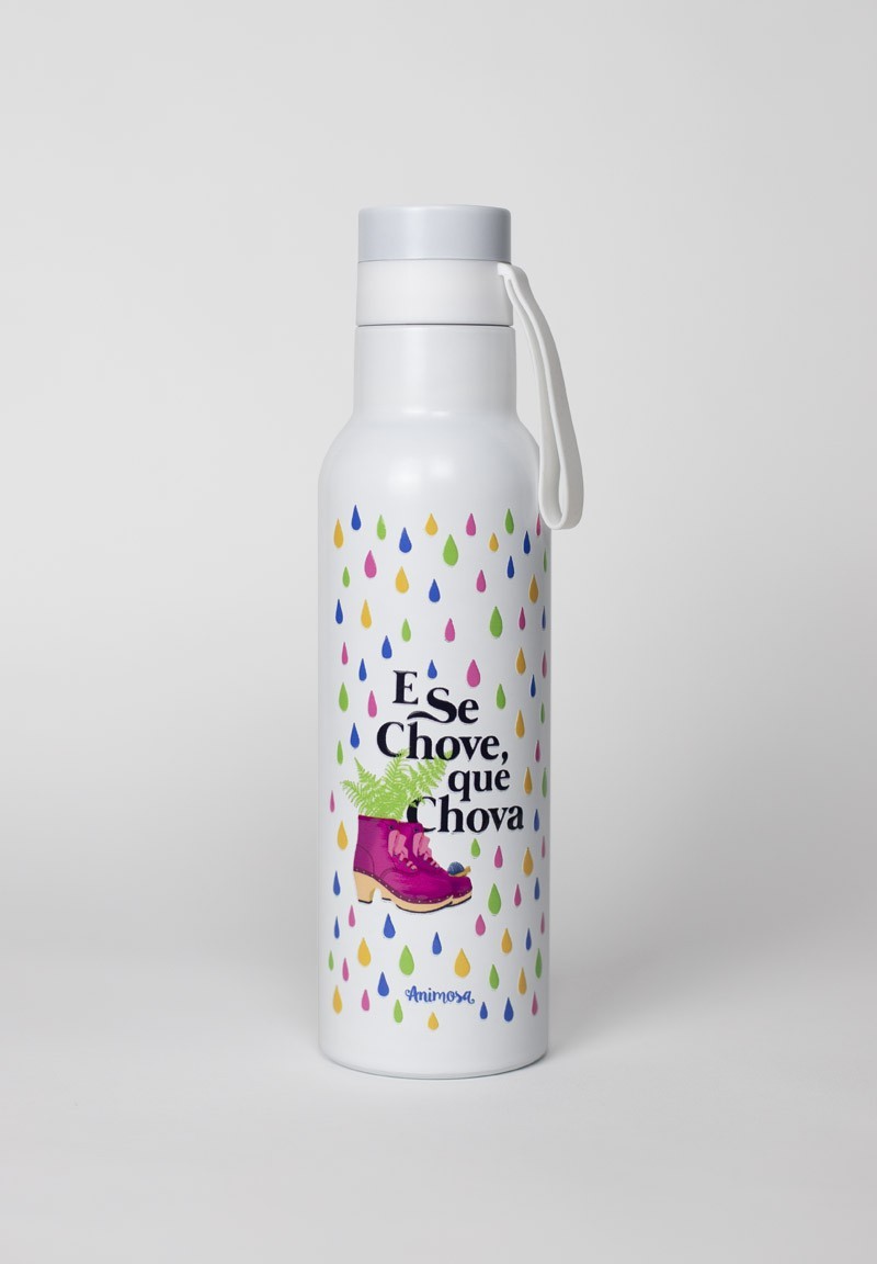 Botella isotérmica Se chove que chova