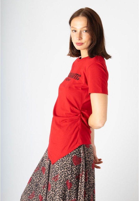 Camiseta Rockmantic Woman roja