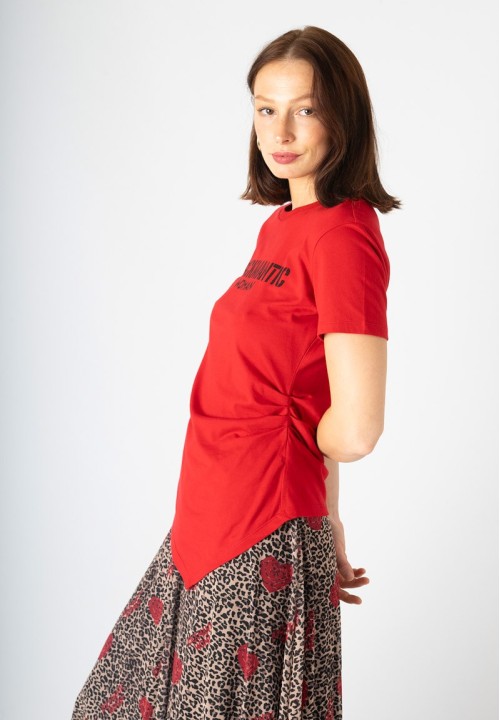 Camiseta Rockmantic Woman roja