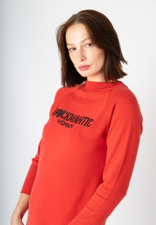 Vestido punto Rockmantic Woman rojo
