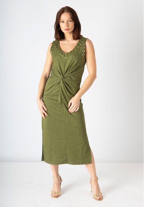 Vestido Gueparda Verde