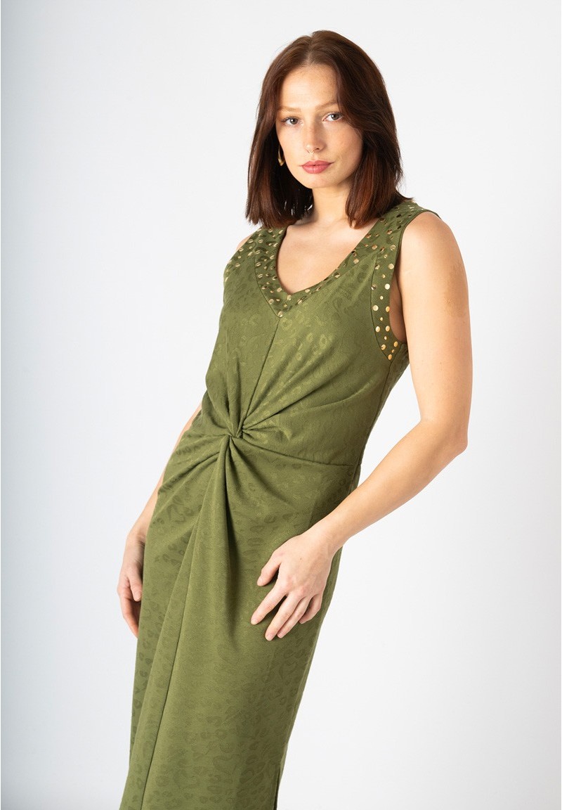 Vestido Gueparda Verde