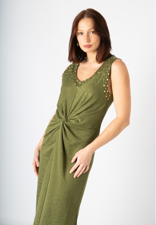 Vestido Gueparda Verde