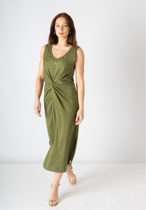 Vestido Gueparda Verde