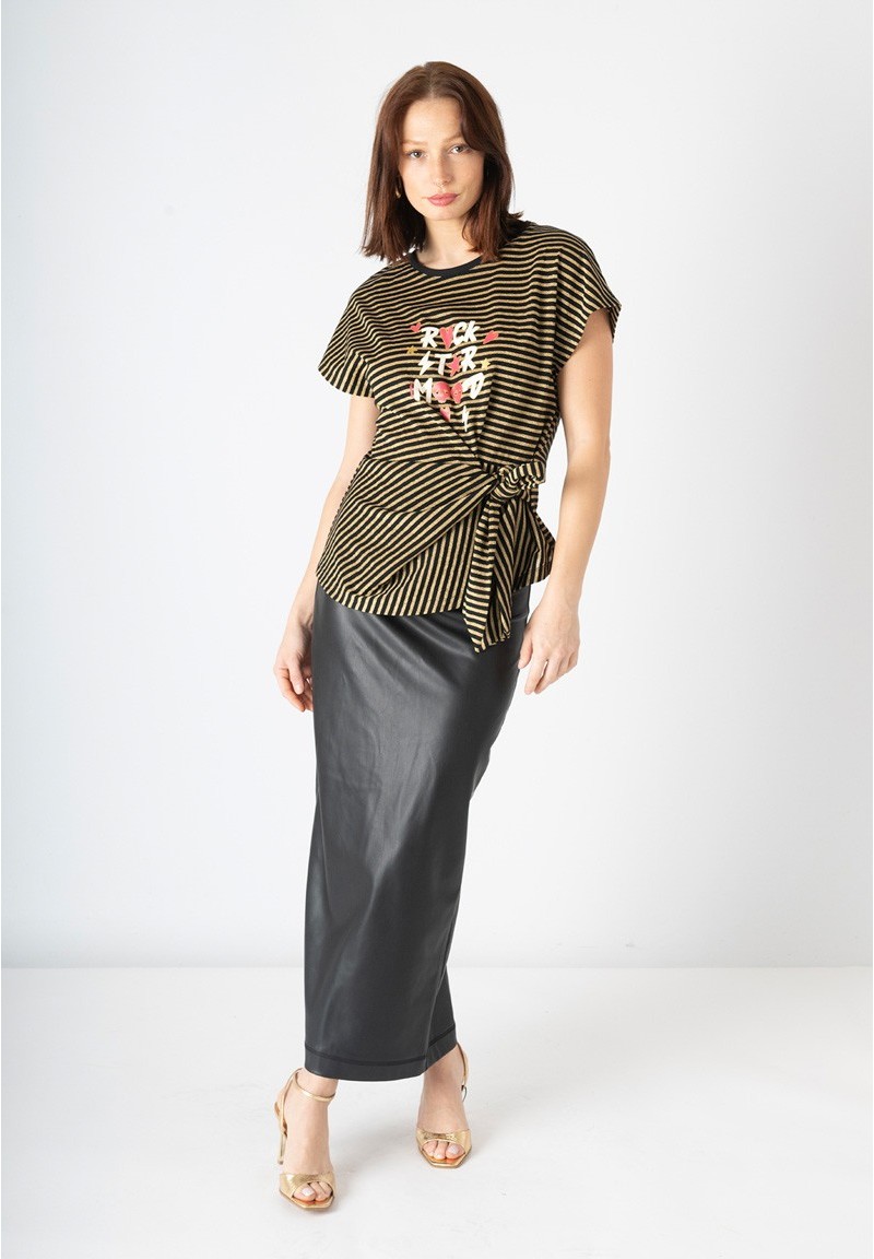 Camiseta Rock Star Mood rayas