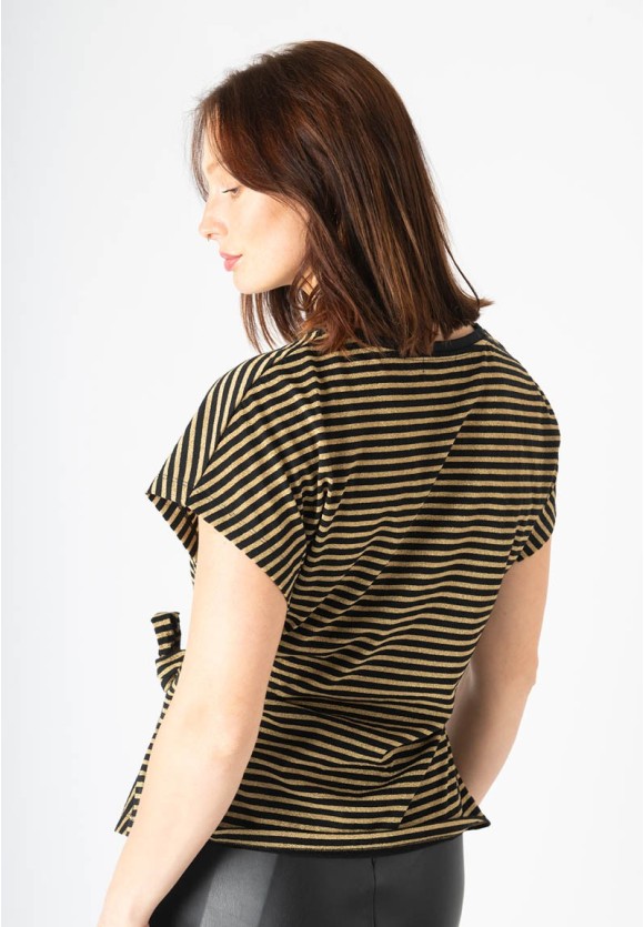Camiseta Rock Star Mood rayas