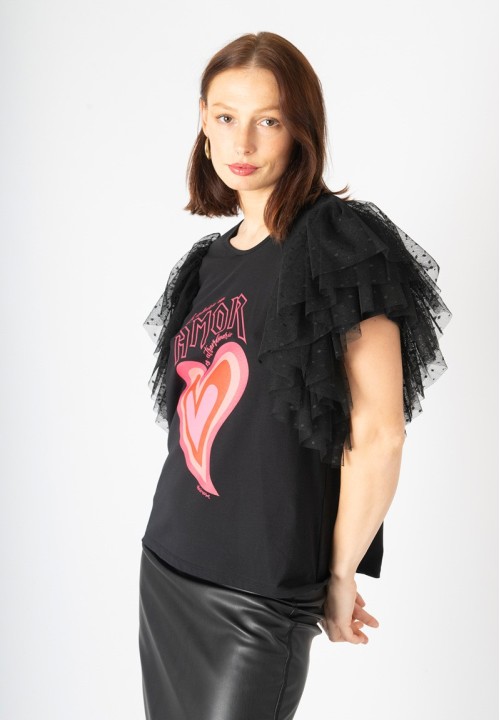 Camiseta Amor Extraordinario volantes