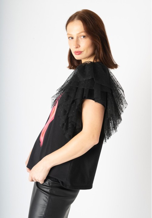 Camiseta Amor Extraordinario volantes