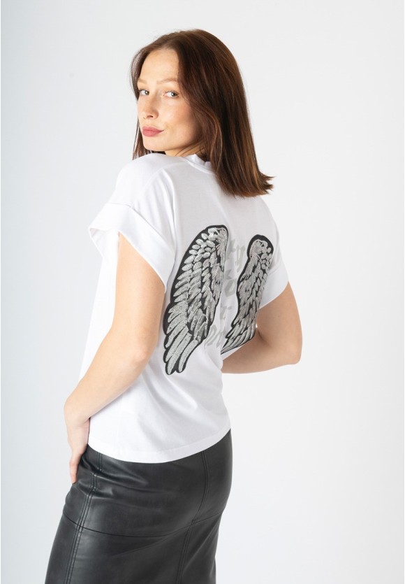 Camiseta Fly to Your Dream blanca